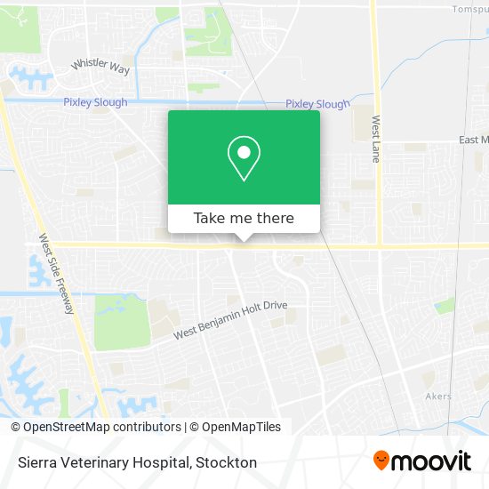 Mapa de Sierra Veterinary Hospital