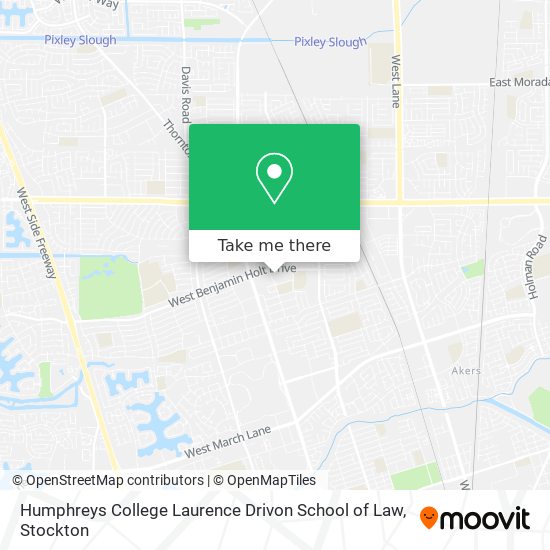 Humphreys College Laurence Drivon School of Law map