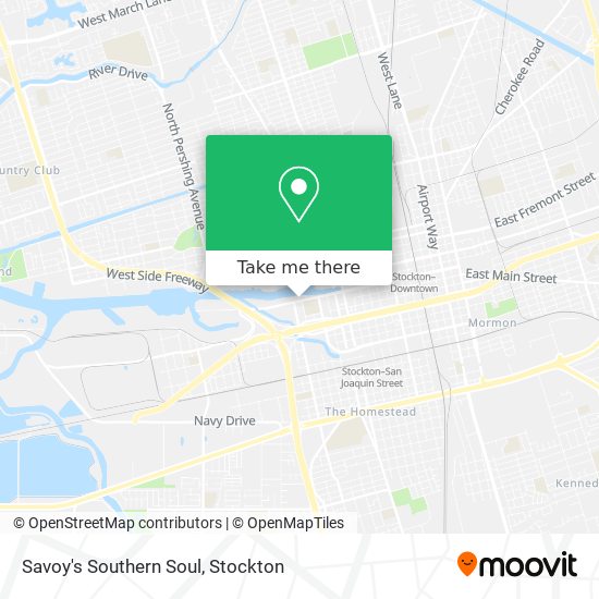 Savoy's Southern Soul map