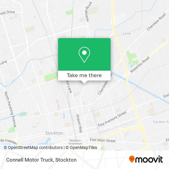 Connell Motor Truck map