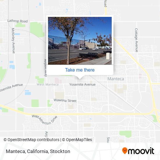 Manteca, California map