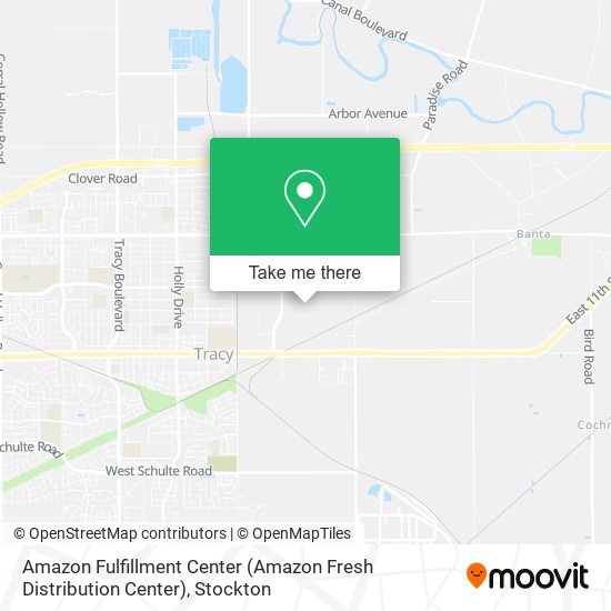 Amazon Fulfillment Center (Amazon Fresh Distribution Center) map