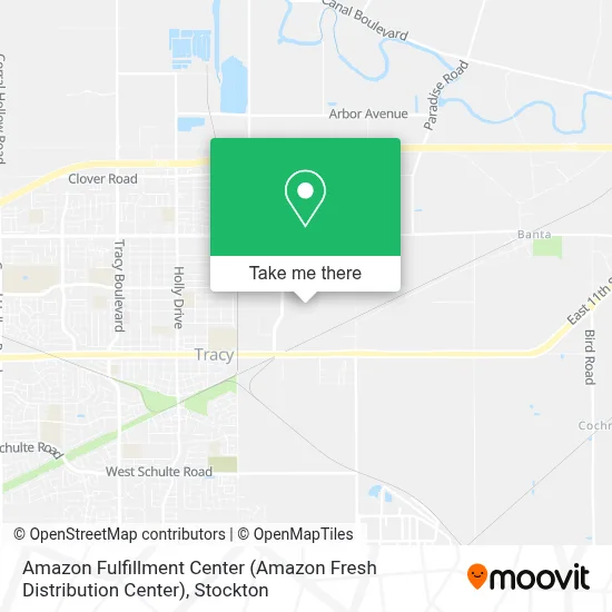 Amazon Fulfillment Center (Amazon Fresh Distribution Center) map
