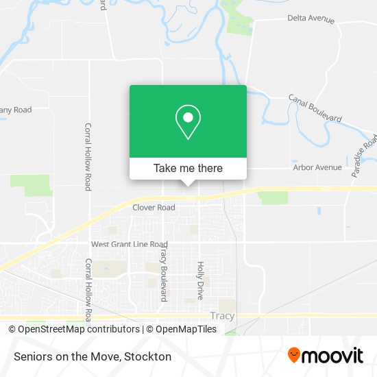 Seniors on the Move map