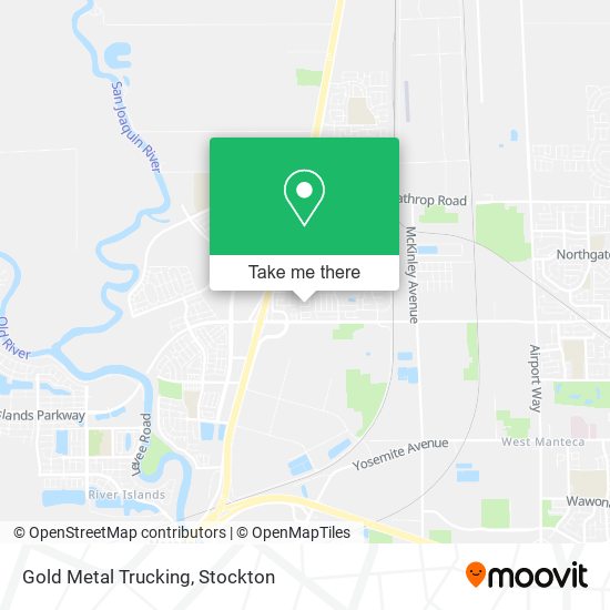 Mapa de Gold Metal Trucking