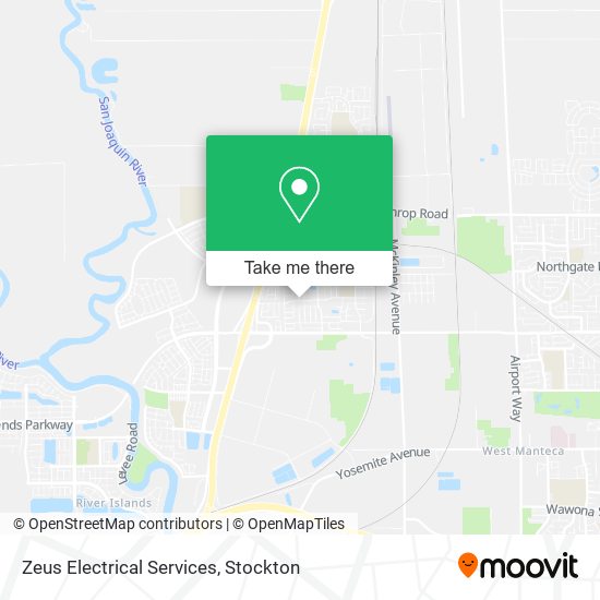 Mapa de Zeus Electrical Services