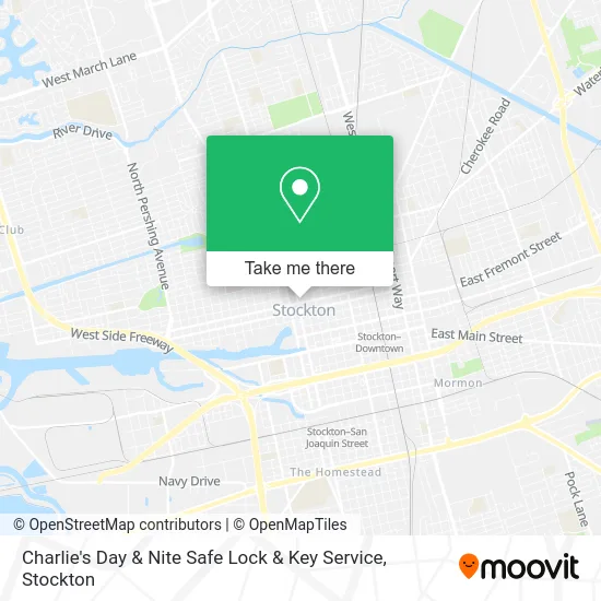 Charlie's Day & Nite Safe Lock & Key Service map