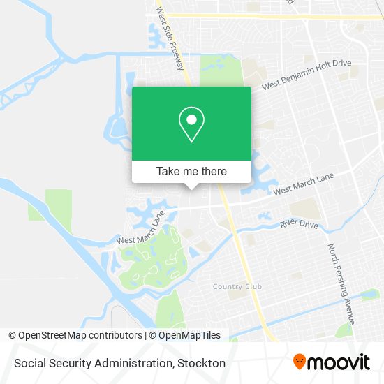 Mapa de Social Security Administration