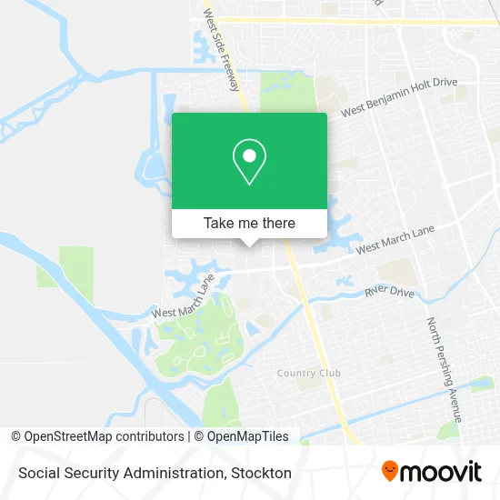 Social Security Administration map