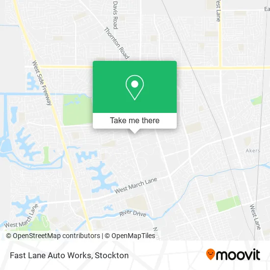 Fast Lane Auto Works map