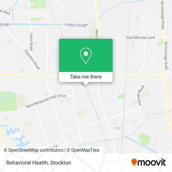 Behavioral Health map