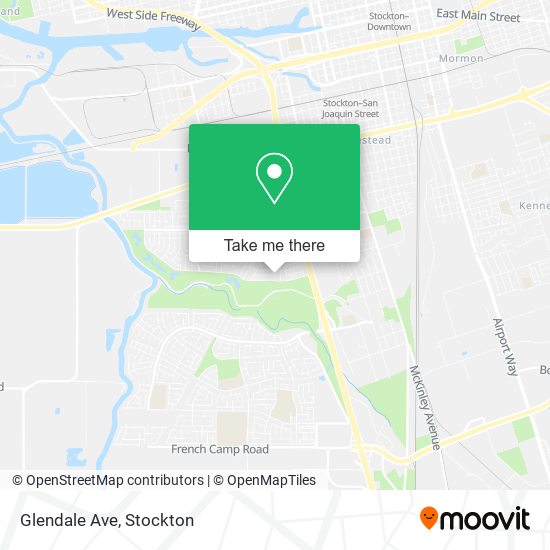 Glendale Ave map