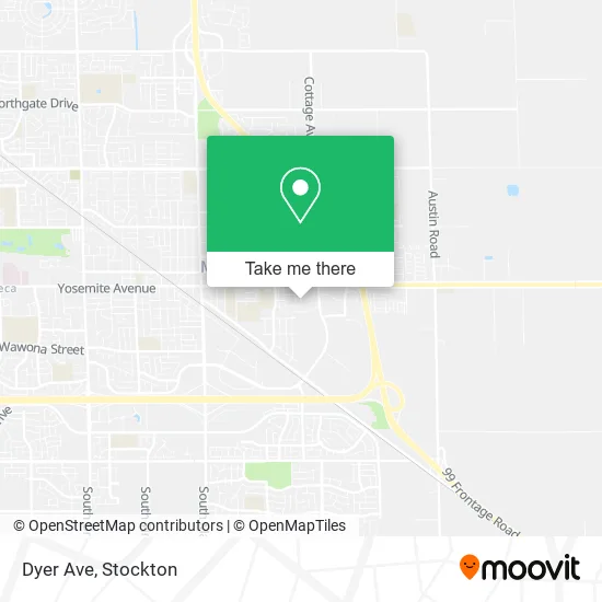 Dyer Ave map