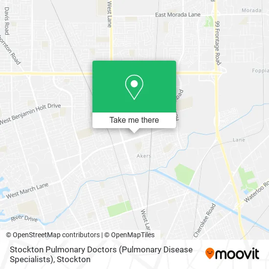 Stockton Pulmonary Doctors (Pulmonary Disease Specialists) map
