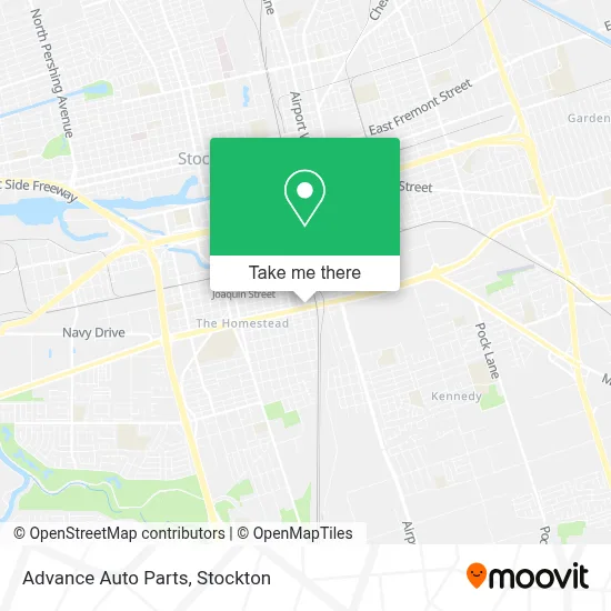 Advance Auto Parts map