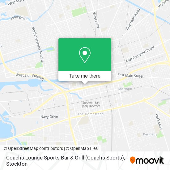 Mapa de Coach's Lounge Sports Bar & Grill (Coach's Sports)