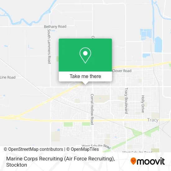 Marine Corps Recruiting (Air Force Recruiting) map