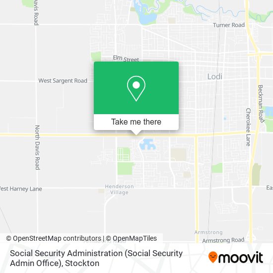 Mapa de Social Security Administration (Social Security Admin Office)