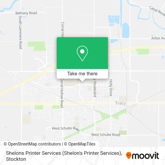 Mapa de Shelons Printer Services (Shelon's Printer Services)