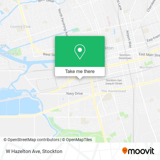 Mapa de W Hazelton Ave
