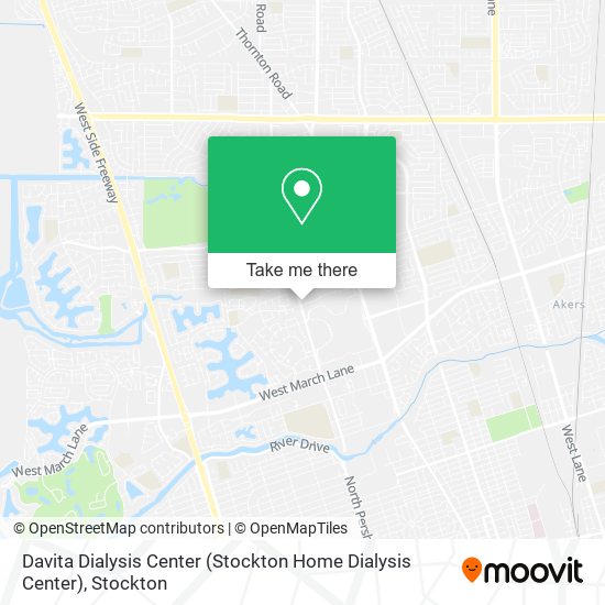 Mapa de Davita Dialysis Center (Stockton Home Dialysis Center)