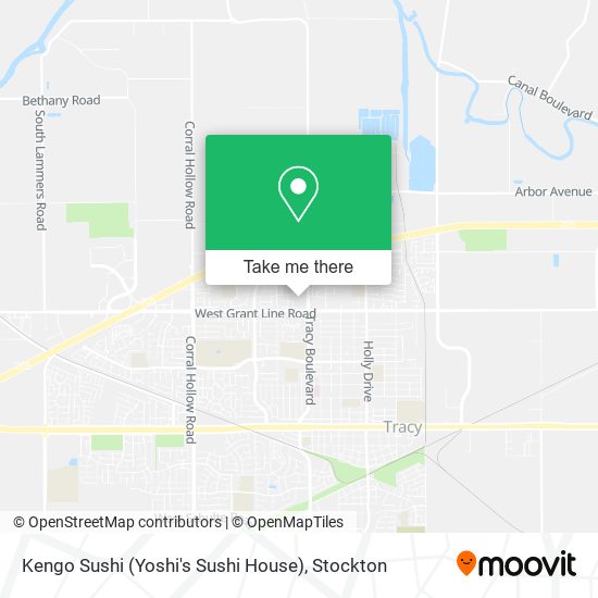 Mapa de Kengo Sushi (Yoshi's Sushi House)