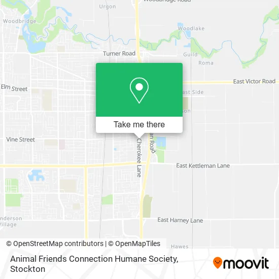 Animal Friends Connection Humane Society map