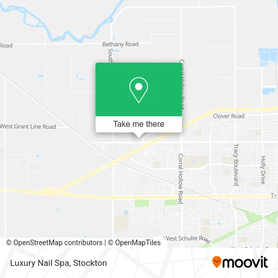 Luxury Nail Spa map
