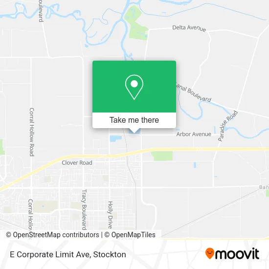 E Corporate Limit Ave map