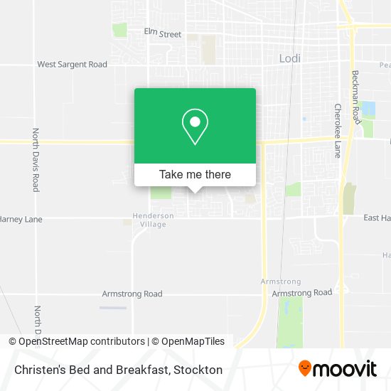 Mapa de Christen's Bed and Breakfast