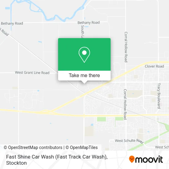 Fast Shine Car Wash map