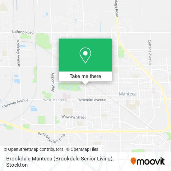 Brookdale Manteca (Brookdale Senior Living) map