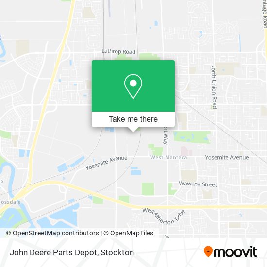 John Deere Parts Depot map