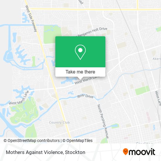 Mothers Against Violence map