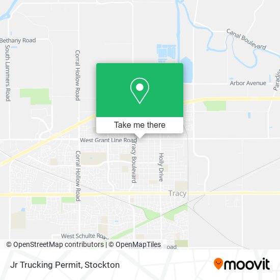 Mapa de Jr Trucking Permit