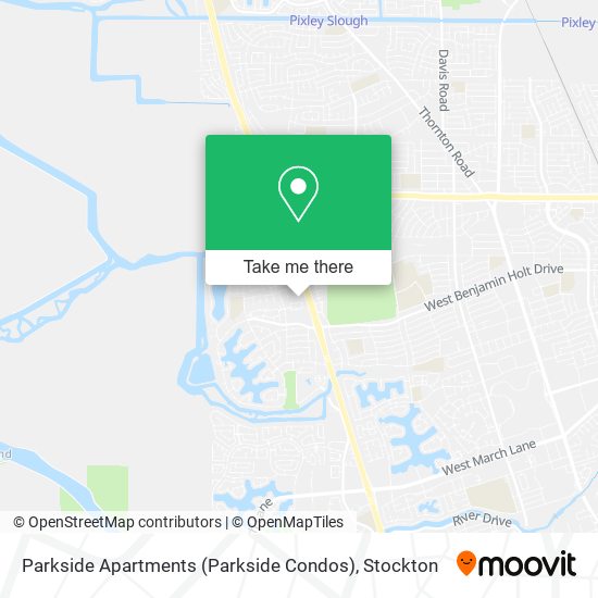 Mapa de Parkside Apartments (Parkside Condos)
