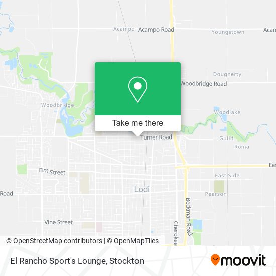 El Rancho Sport's Lounge map