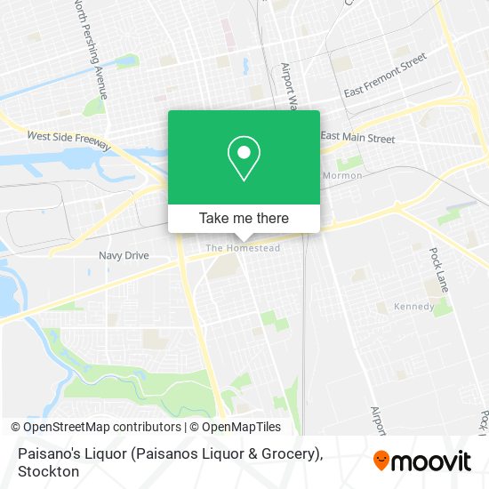 Mapa de Paisano's Liquor (Paisanos Liquor & Grocery)