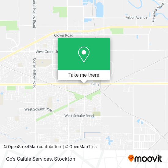 Co's Caltile Services map