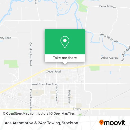 Ace Automotive & 24hr Towing map