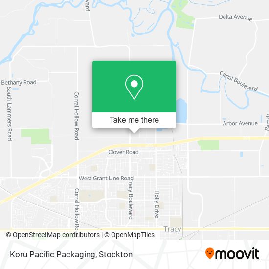 Koru Pacific Packaging map