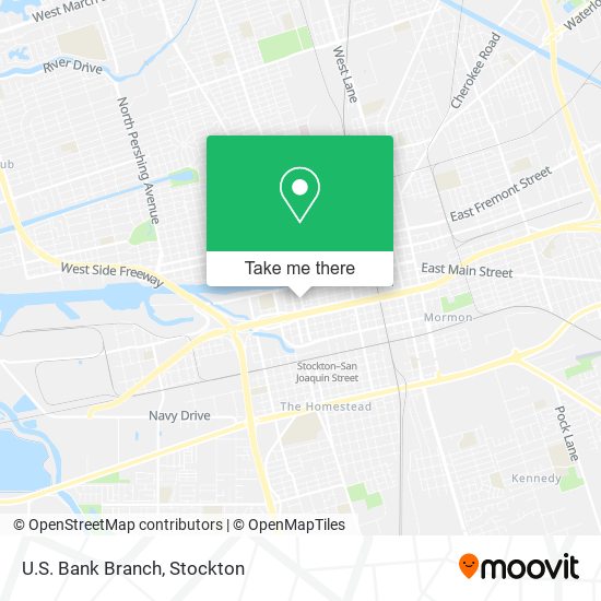 Mapa de U.S. Bank Branch