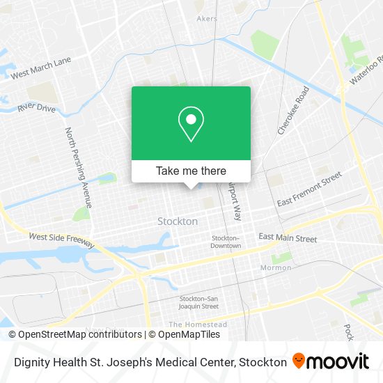 Mapa de Dignity Health St. Joseph's Medical Center
