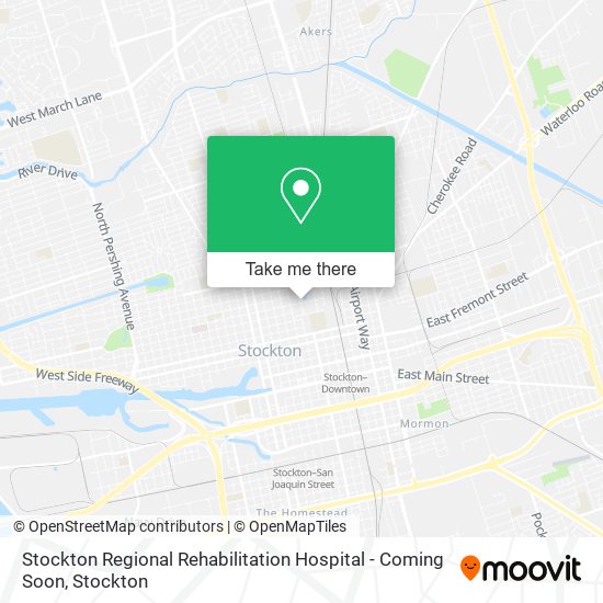 Mapa de Stockton Regional Rehabilitation Hospital - Coming Soon
