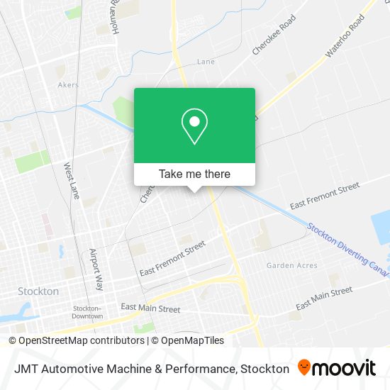 Mapa de JMT Automotive Machine & Performance