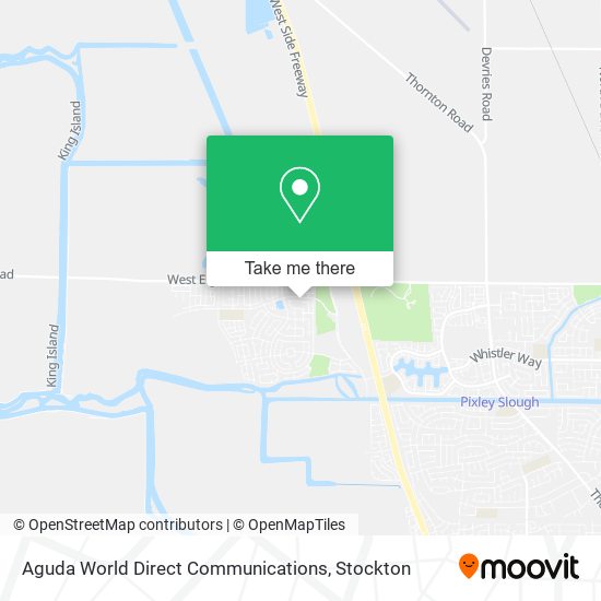 Aguda World Direct Communications map