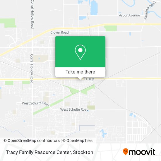 Mapa de Tracy Family Resource Center