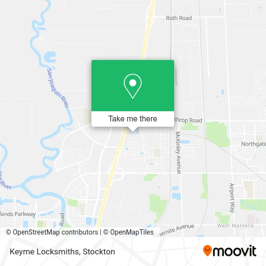 Keyme Locksmiths map