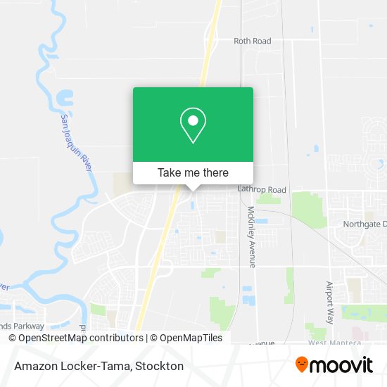 Amazon Locker-Tama map