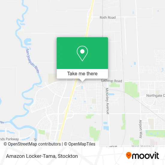 Amazon Locker-Tama map